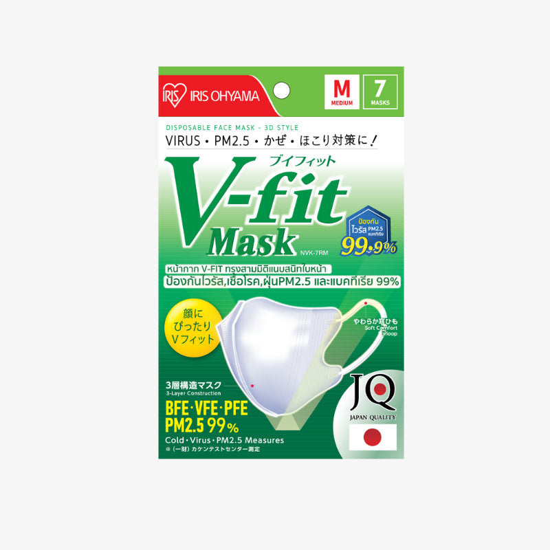 IRIS-OHYAMA - V-Fit 3D Mask Standard Size 7 pcs. - OCC LIFE