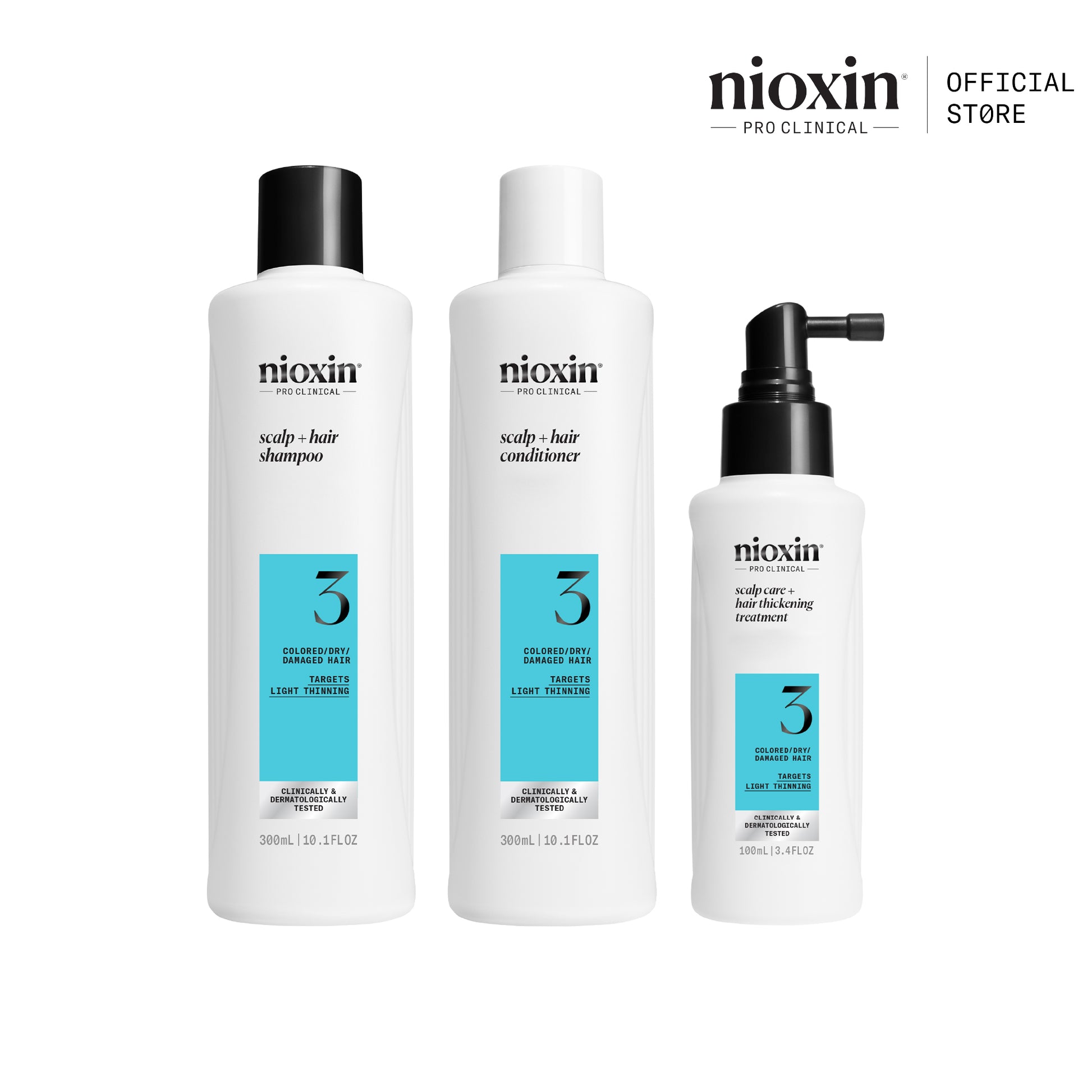 NIOXIN - Pro Clinical  Scalp + Hair Thickening System 3 Kit - OCC LIFE