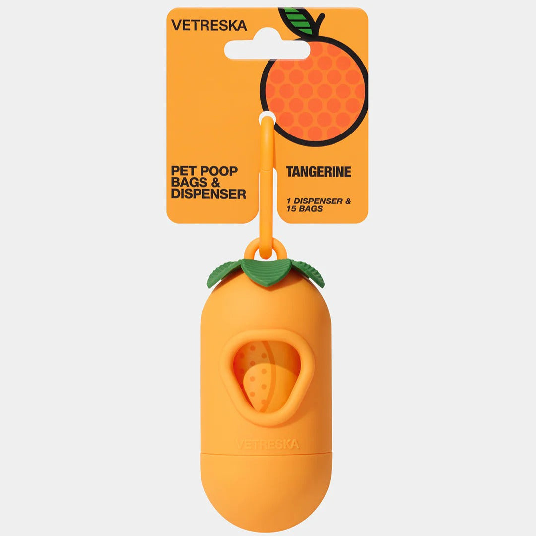 Vetreska - Tangerine Pet Poop Bags - OCC LIFE