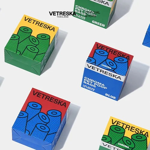 Vetreka - Chroma Pet Poop Bags  (12 rolls) - OCC LIFE