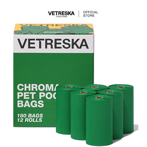 Vetreka - Chroma Pet Poop Bags  (12 rolls) - OCC LIFE