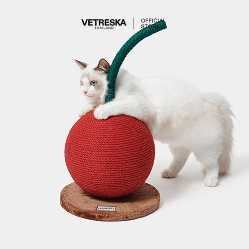 Vetreska - Cherry Cat Scratching Ball - OCC LIFE