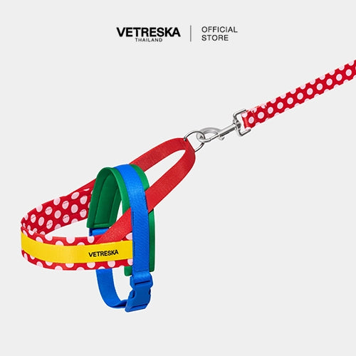 Vetreska - Chroma Pet Harness & Leash Set - Red - OCC LIFE
