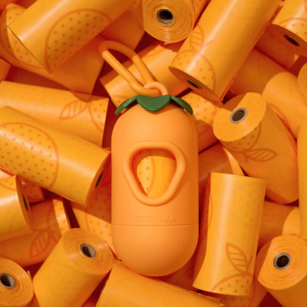 Vetreska - Tangerine Pet Poop Bags - OCC LIFE