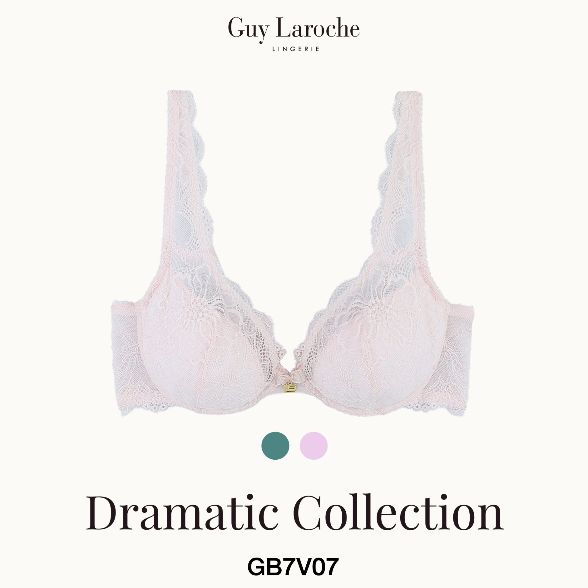 Guy Laroche Lingerie - Lace Bra with Soft Pad (Dramatic Collection) GB7V07