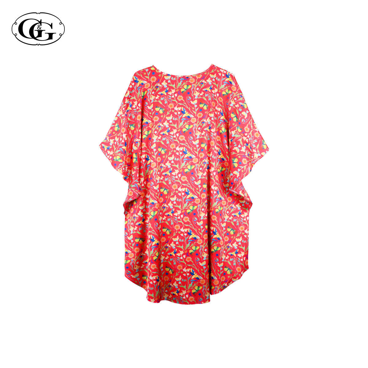 G&G - Pajama Dress Batwing Sleeve Satin EN8S002 - OCC LIFE