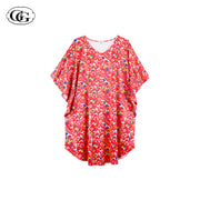 G&G - Pajama Dress Batwing Sleeve Satin EN8S002 - OCC LIFE