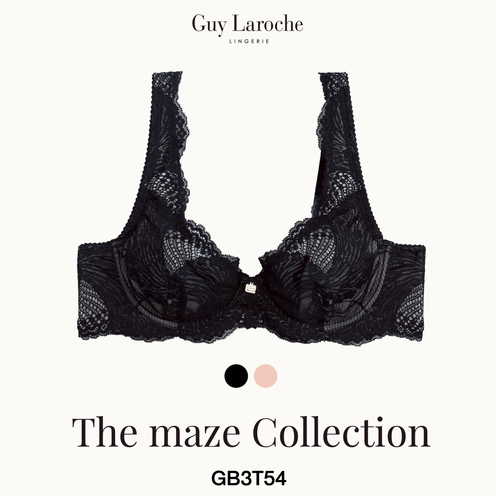 Guy Laroche Lingerie - See Through Lace Bra (The Maze Collection) GB3T54 - OCC LIFE