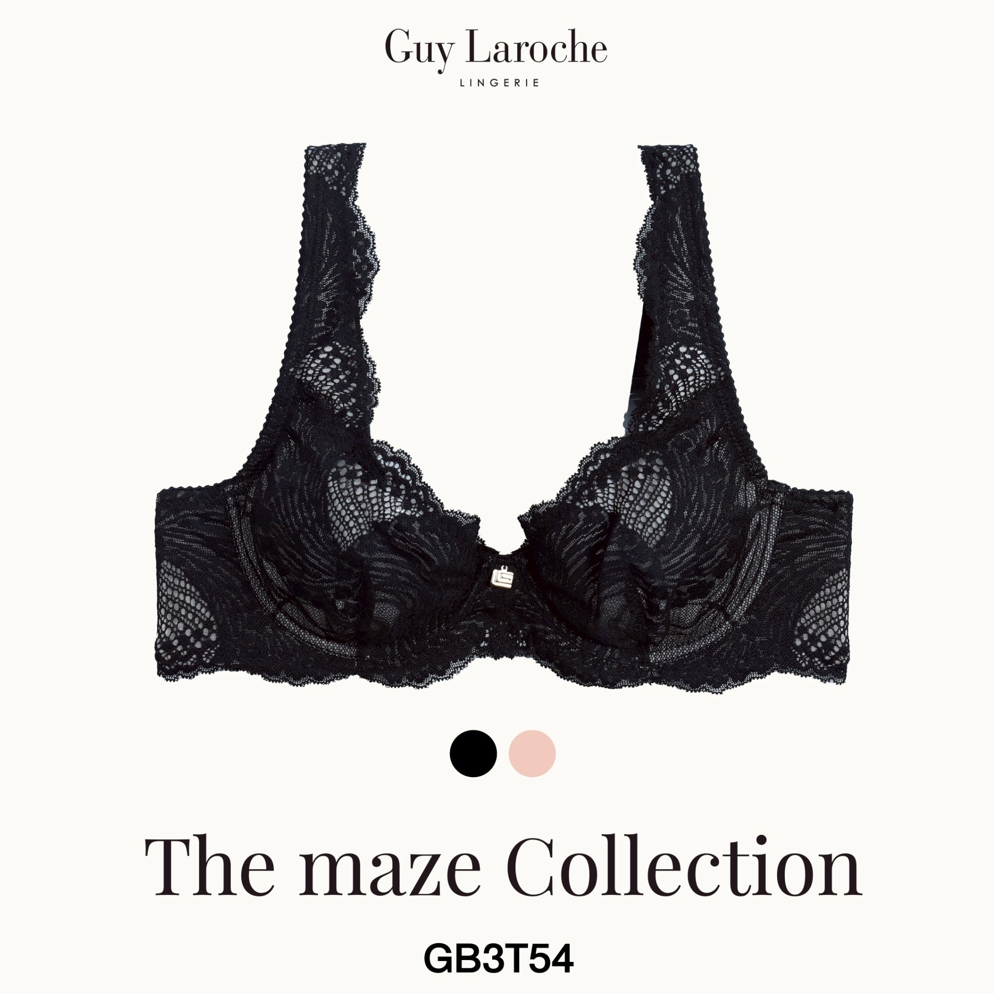 Guy Laroche Lingerie - See Through Lace Bra (The Maze Collection) GB3T54