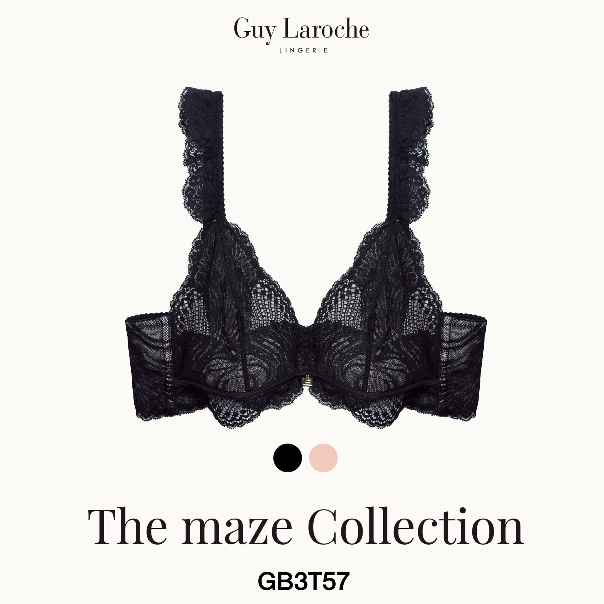 Guy Laroche Lingerie - See Through Lace Bra (The Maze Collection) GB3T57 - OCC LIFE