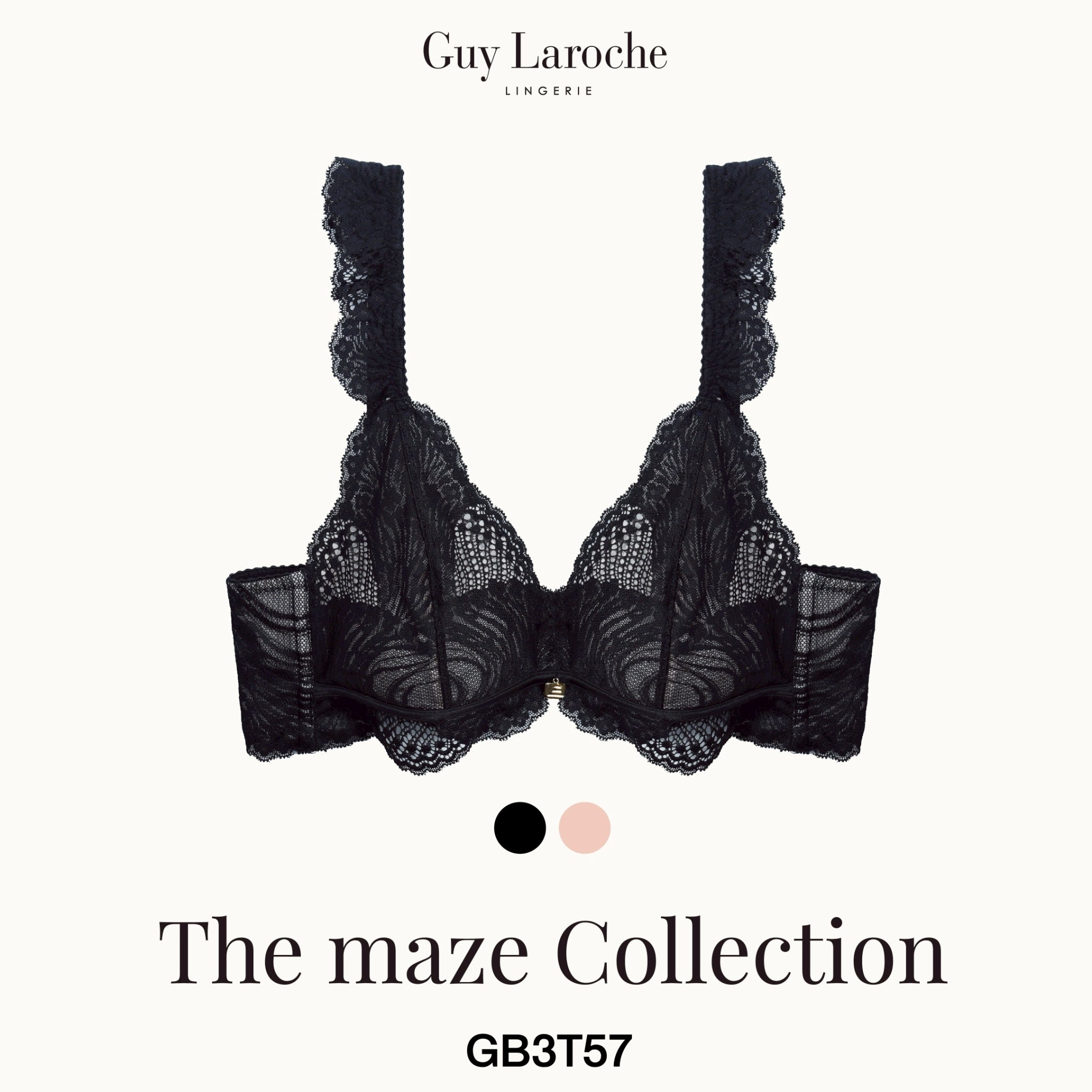 Guy Laroche Lingerie - See Through Lace Bra (The Maze Collection) GB3T57
