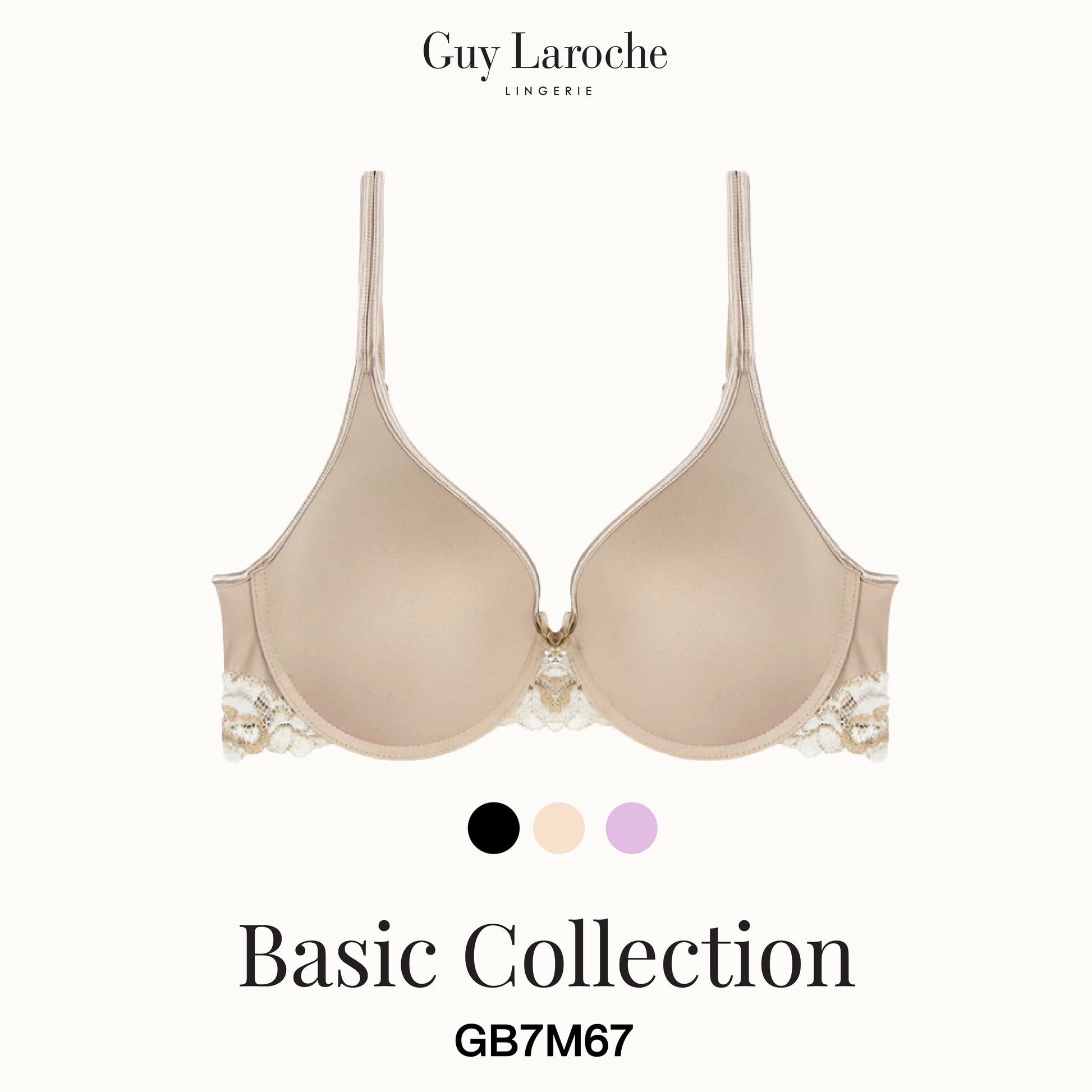 Guy Laroche Lingerie - Push-Up Smooth Cup T-Shirt Bra GB7M67 - OCC LIFE