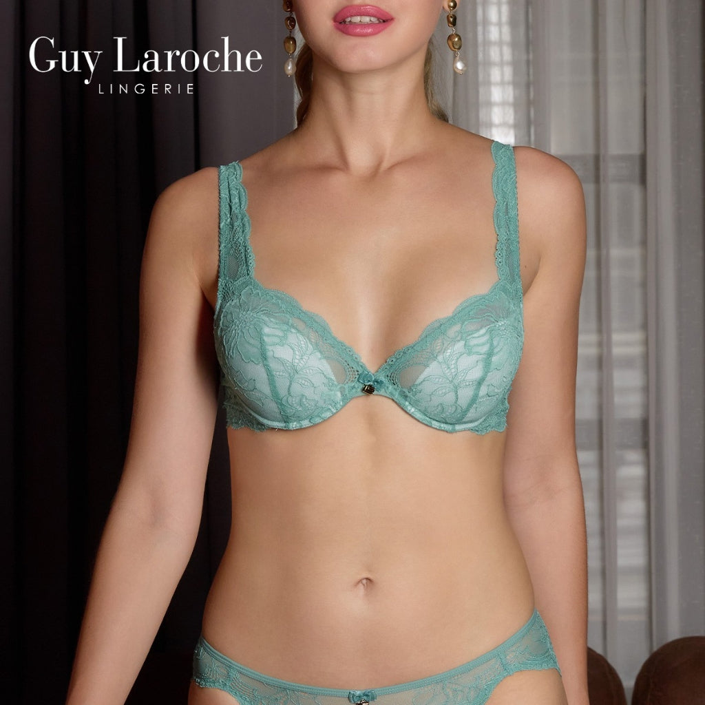 Guy Laroche Lingerie - Lace Bra with Soft Pad (Dramatic Collection) GB7V07 - OCC LIFE