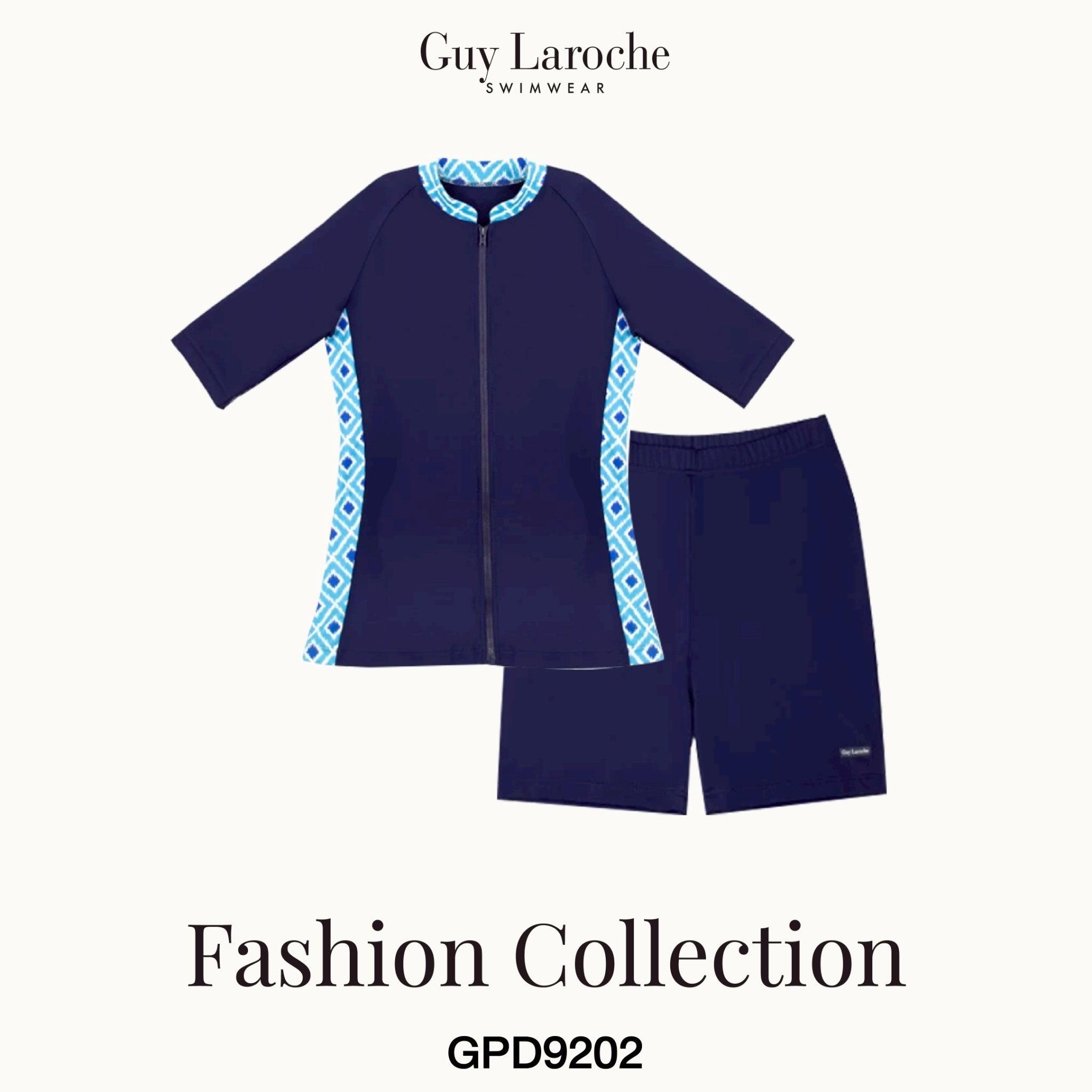 Guy Laroche Swimwear - Short Sleeve Skindive Set GPD9202 - OCC LIFE