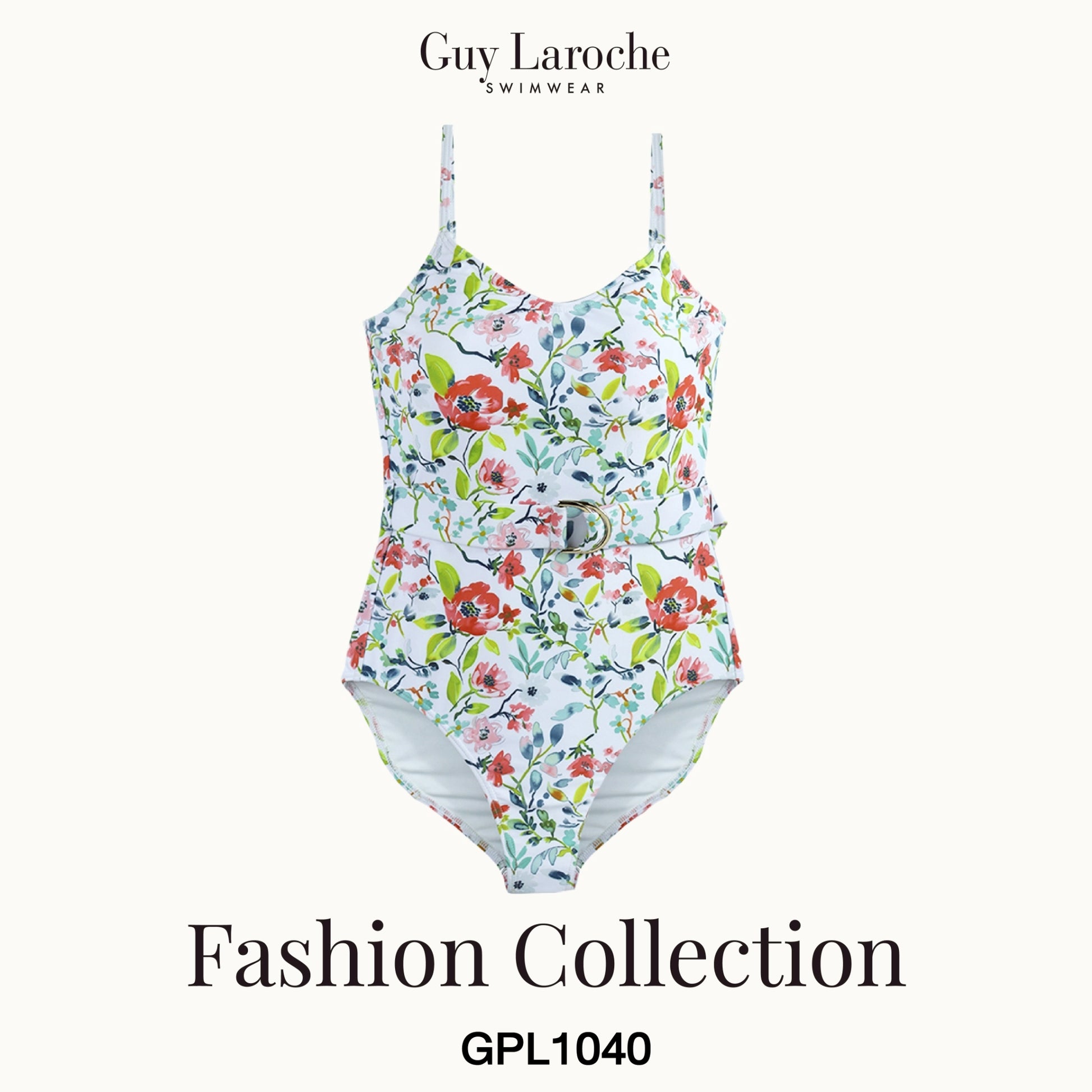 Guy Laroche Swimwear - High-Waist One-Piece Swimsuit GPL1040 - OCC LIFE