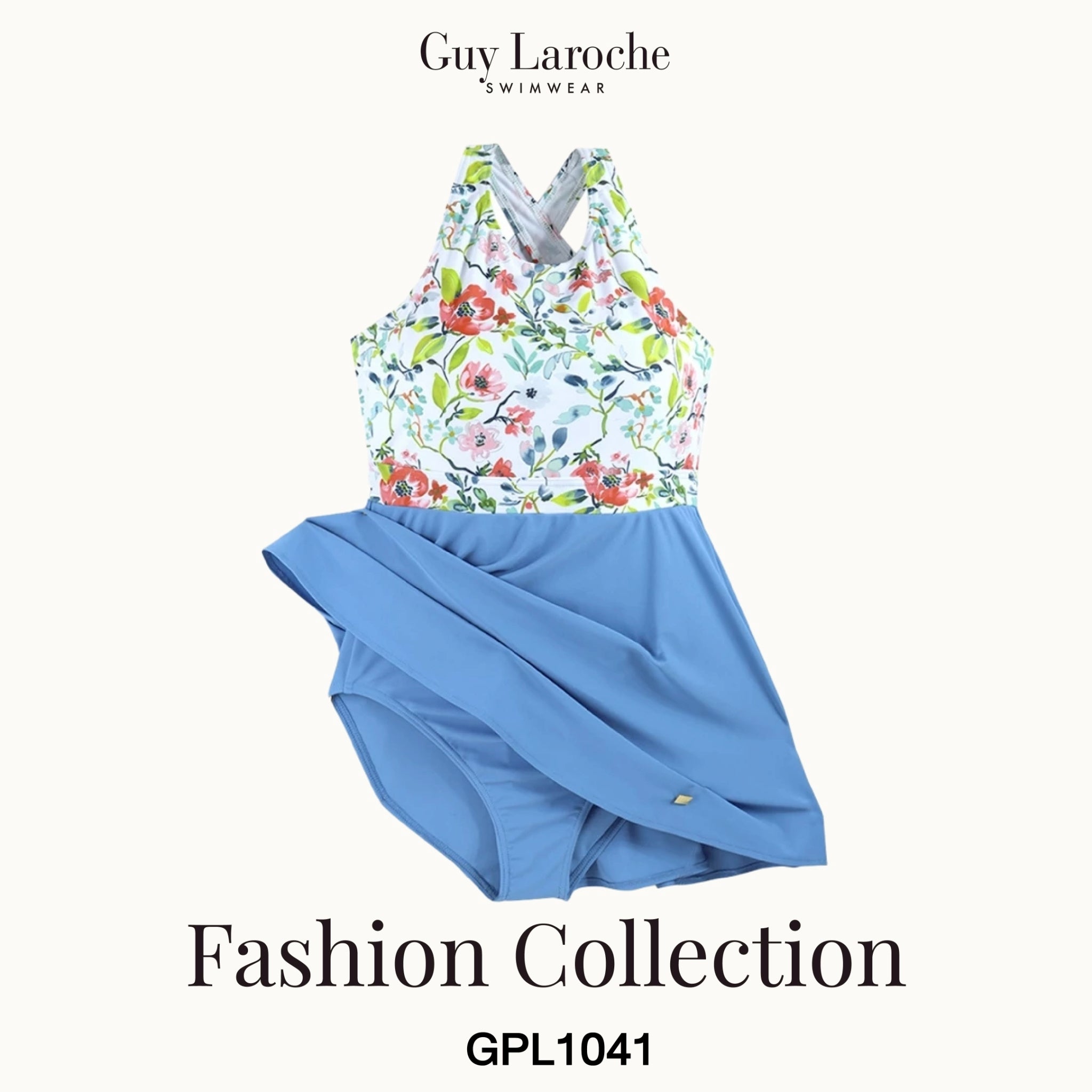 Guy Laroche Swimwear - One-Piece Mini Swim Dress GPL1041 - OCC LIFE