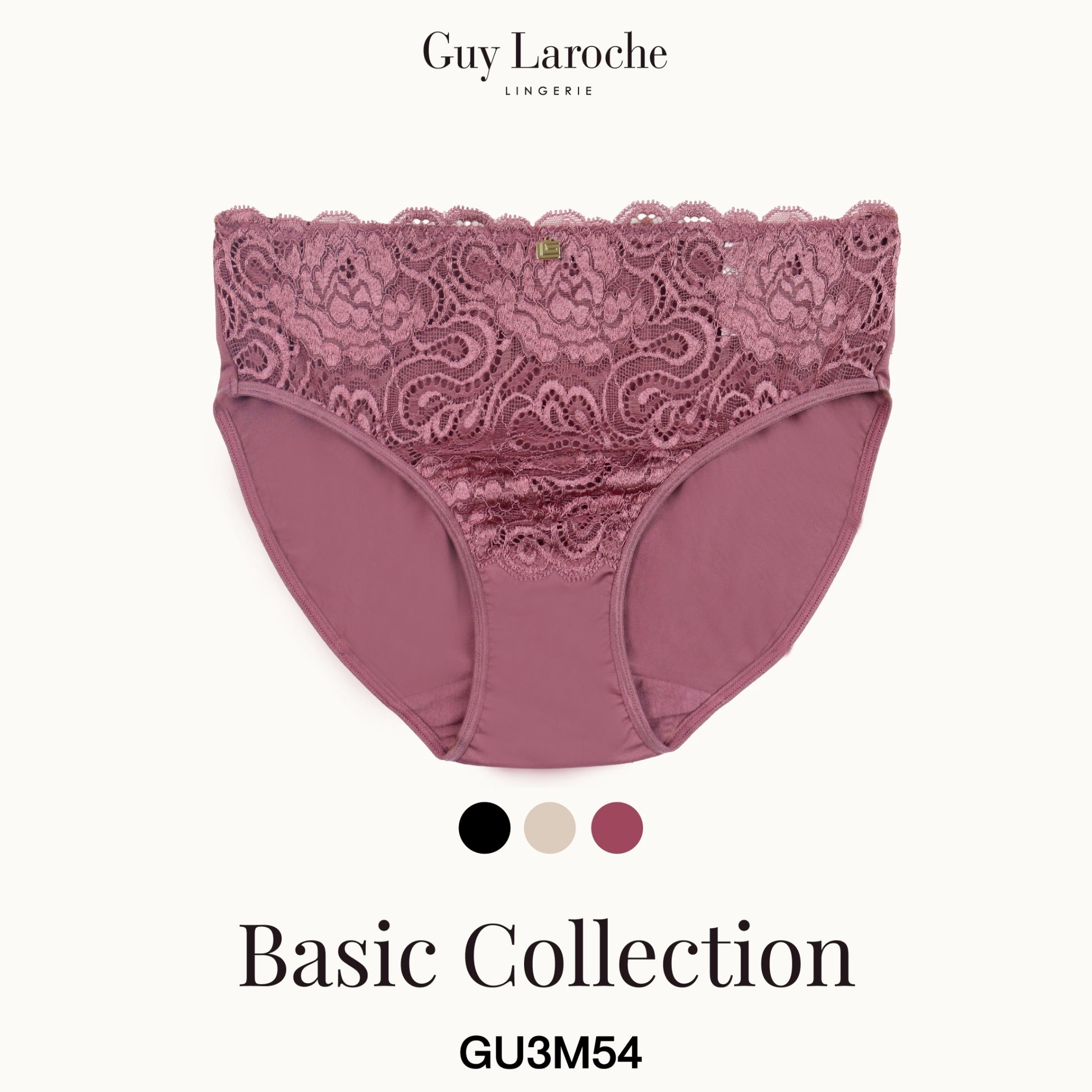 Guy Laroche Lingerie - Lace Half-Cut Underwear GU3M54 - OCC LIFE