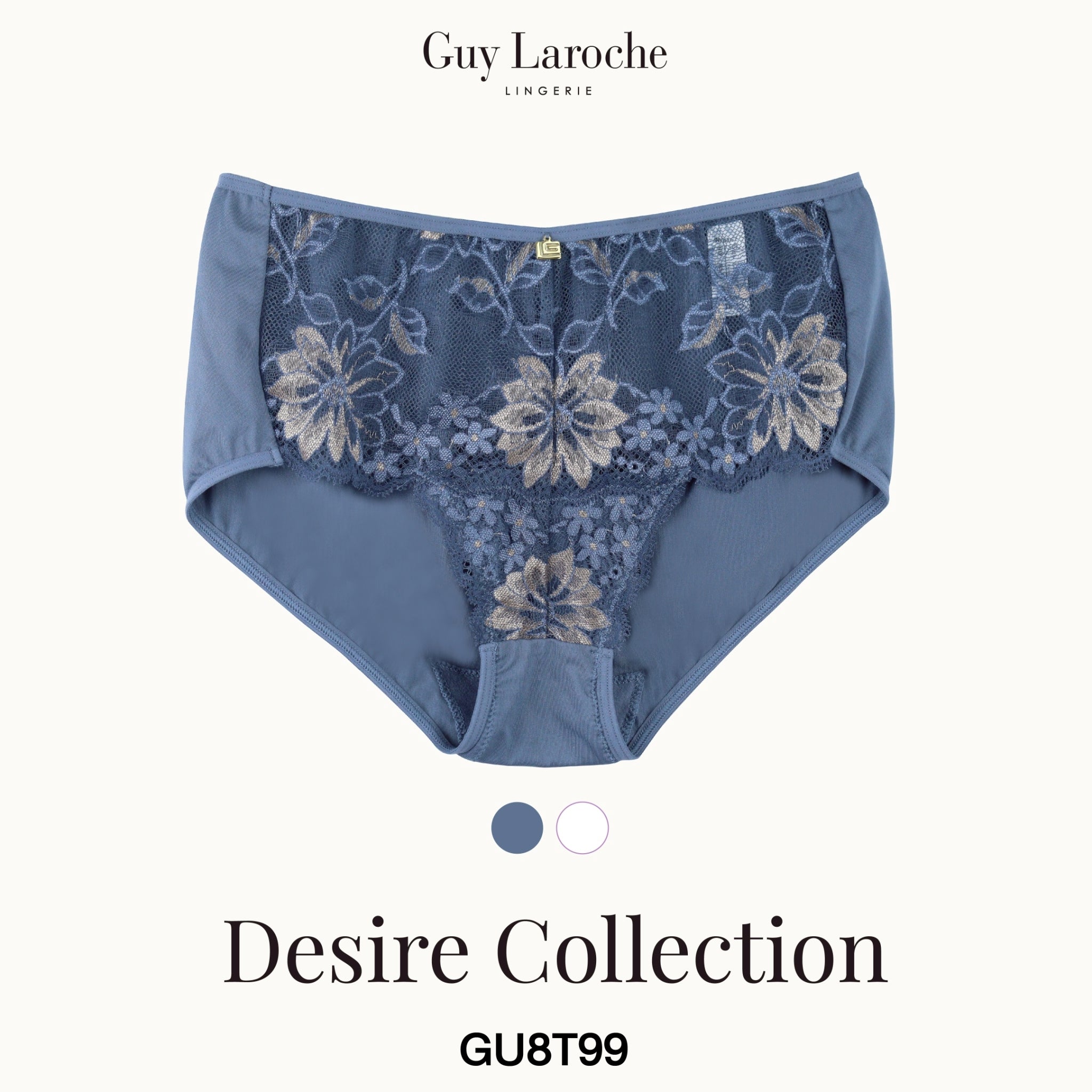 Guy Laroche Lingerie - Lace Half Panty (Desire Collection) GU8T99
