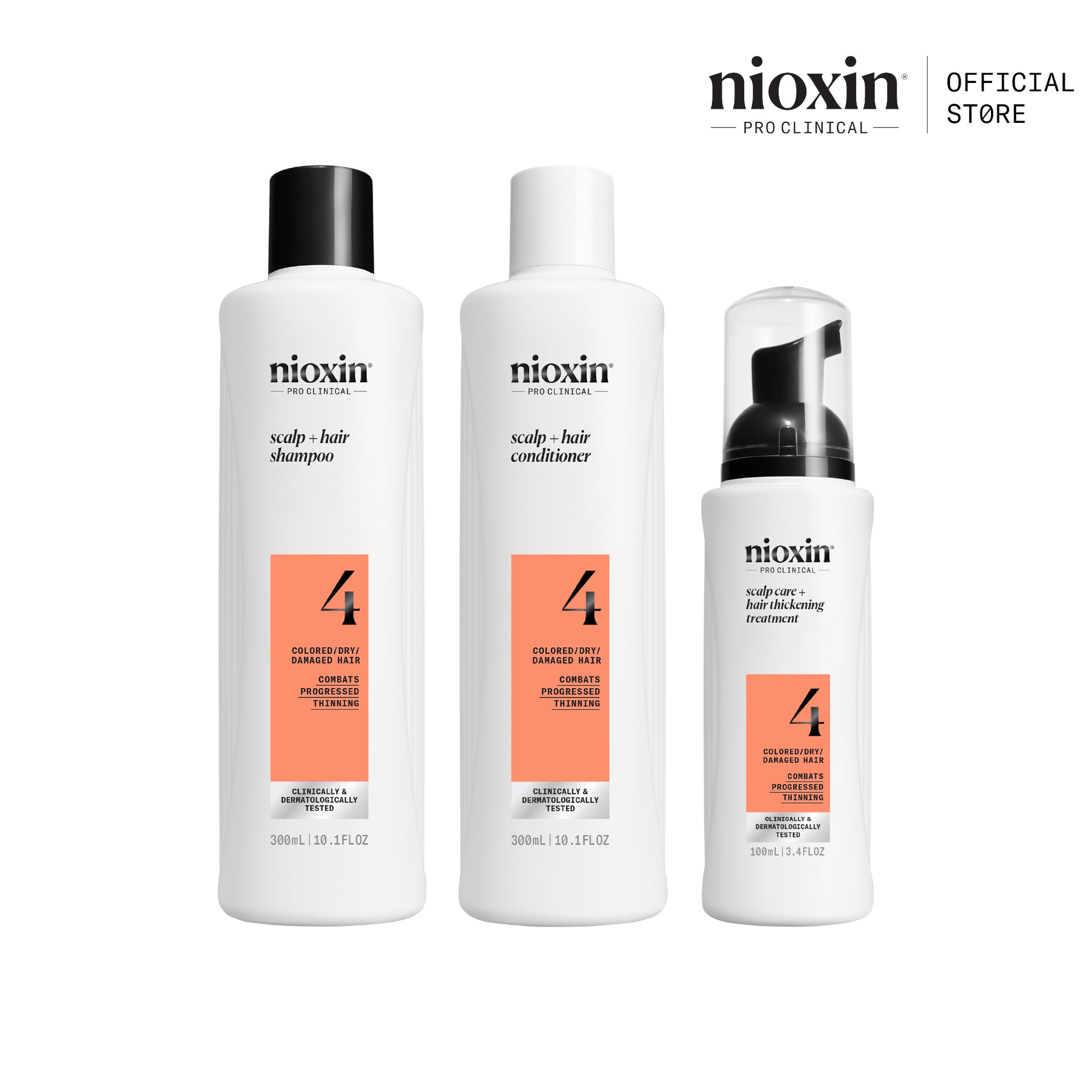 NIOXIN - Pro Clinical Scalp + Hair Thickening System 4 Kit - OCC LIFE