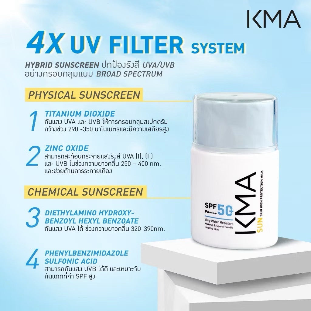 KMA - Sun Skin High Protection Milk SPF 50+ PA++++ - OCC LIFE