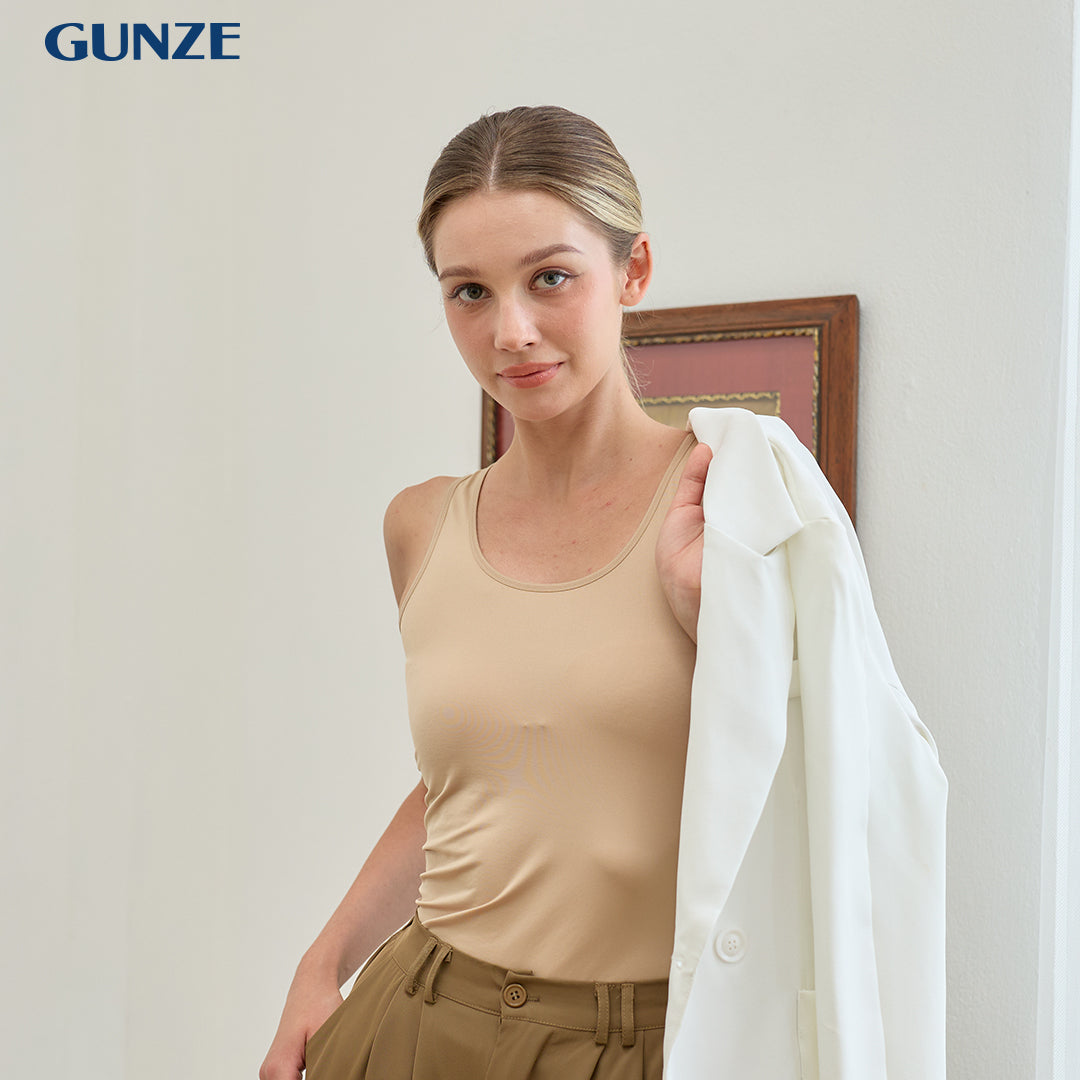 GUNZE - Women’s Tank Top (COTTON & RAYON) NH4189 - OCC LIFE