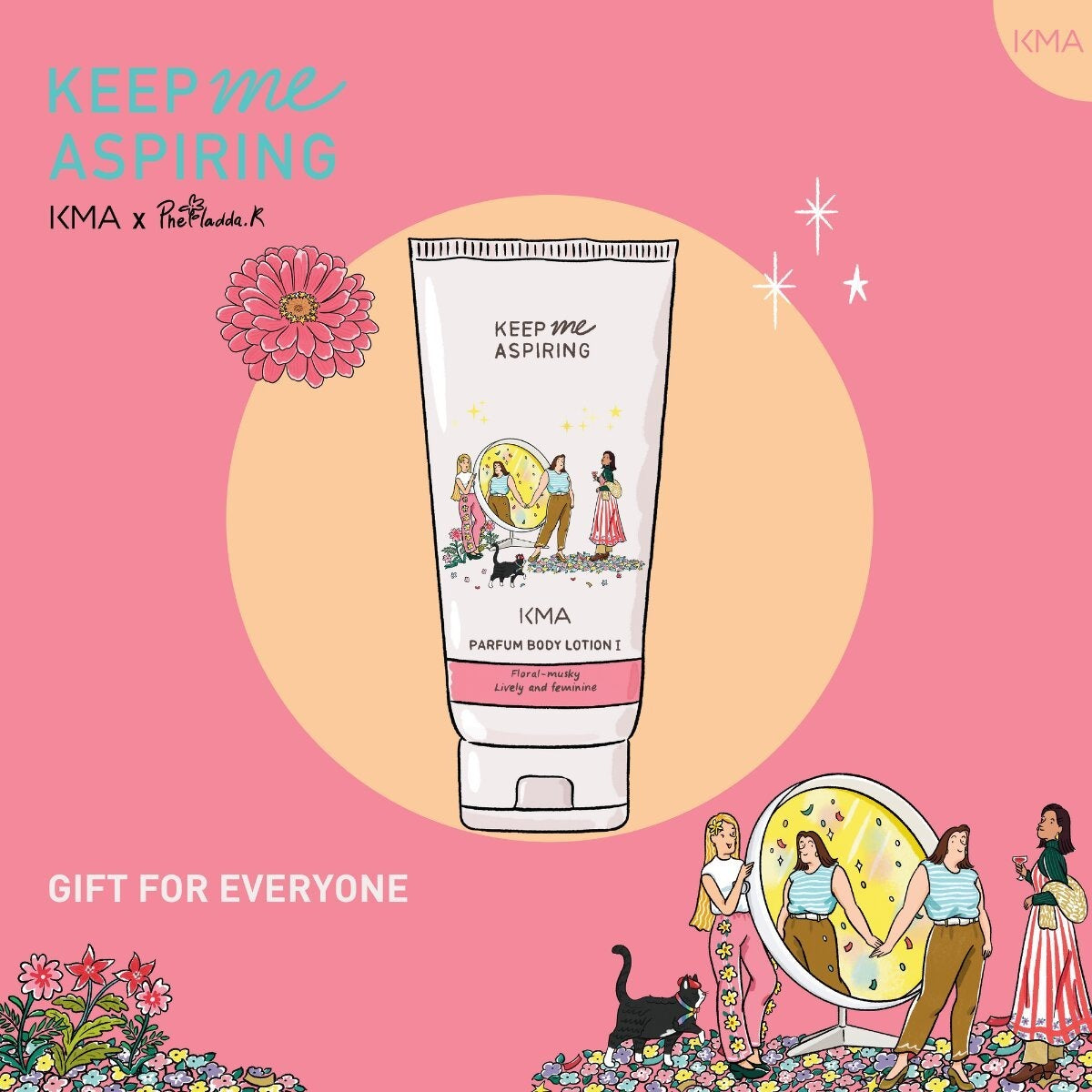 KMA - KEEP ME ASPIRING PARFUM BODY LOTION 120g - OCC LIFE