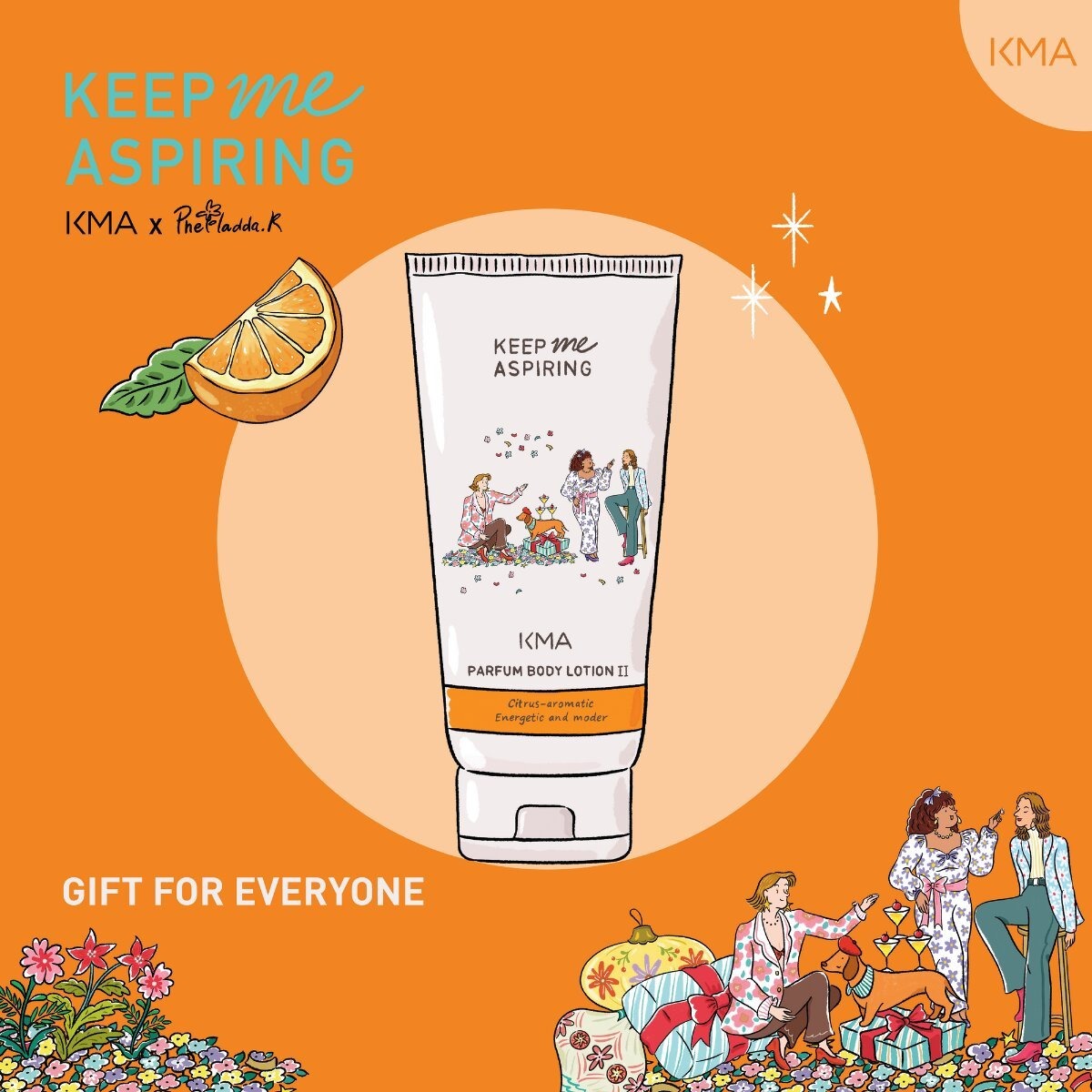 KMA - KEEP ME ASPIRING PARFUM BODY LOTION 120g - OCC LIFE