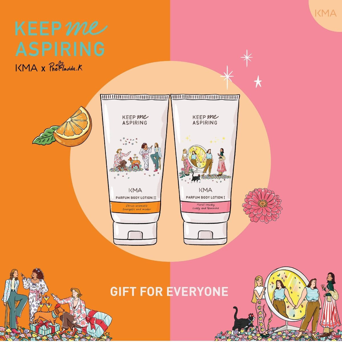 KMA - KEEP ME ASPIRING PARFUM BODY LOTION 120g - OCC LIFE