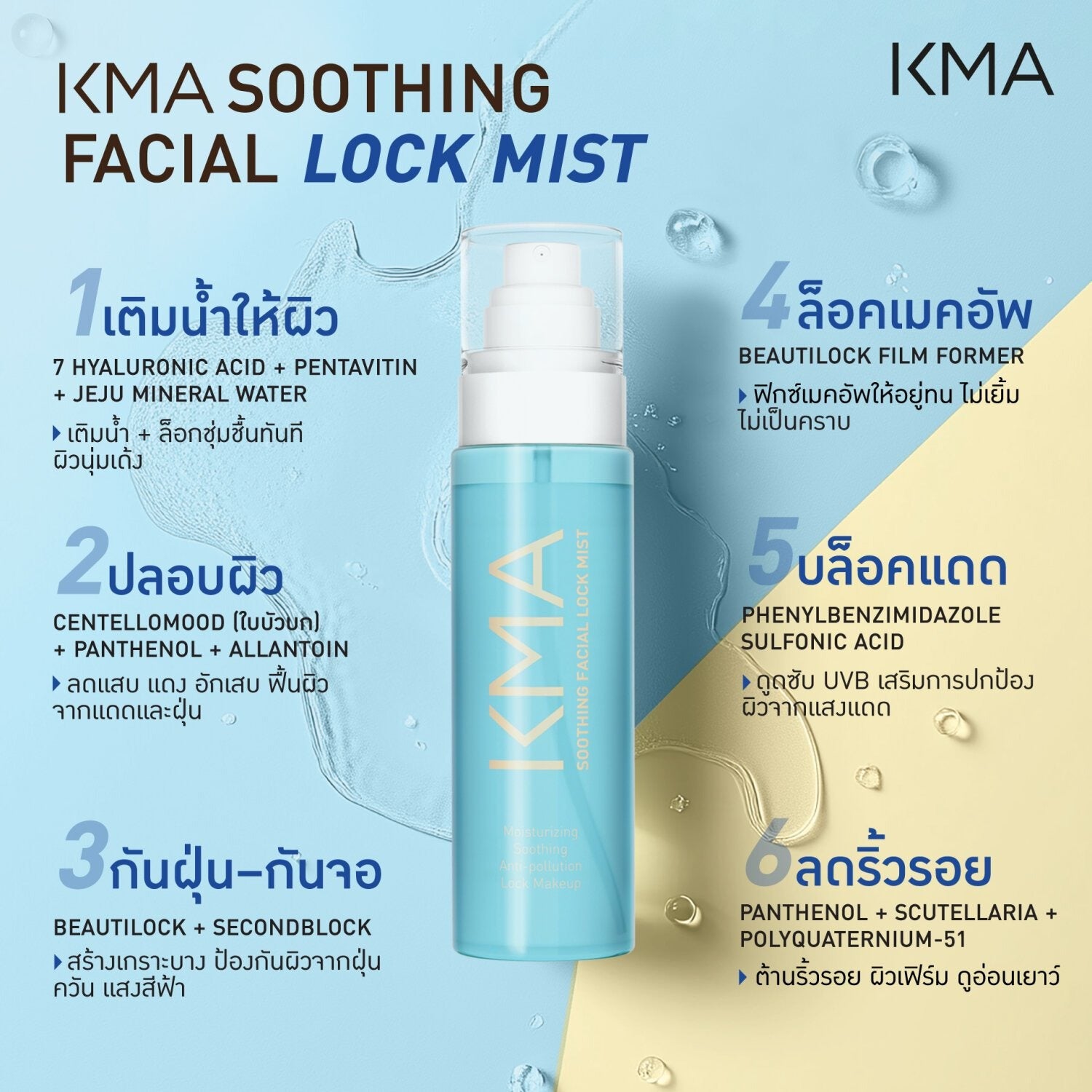 KMA - Soothing Facial Lock Mist - OCC LIFE