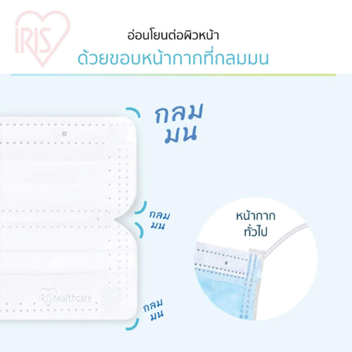 IRIS OHYAMA - Face Mask – White (S Size) 7 pcs - OCC LIFE