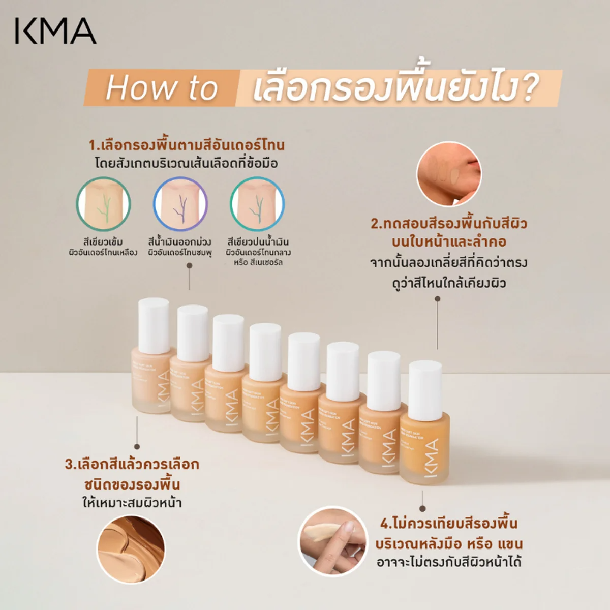 KMA - Sheer Soft Skin Liquid Foundation 30 ml. - OCC LIFE