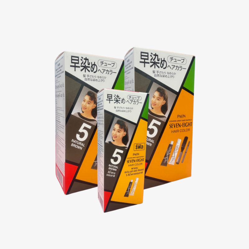 PAON - Permanent Hair Color Kit – 2 Tubes + 1 Refills - OCC LIFE