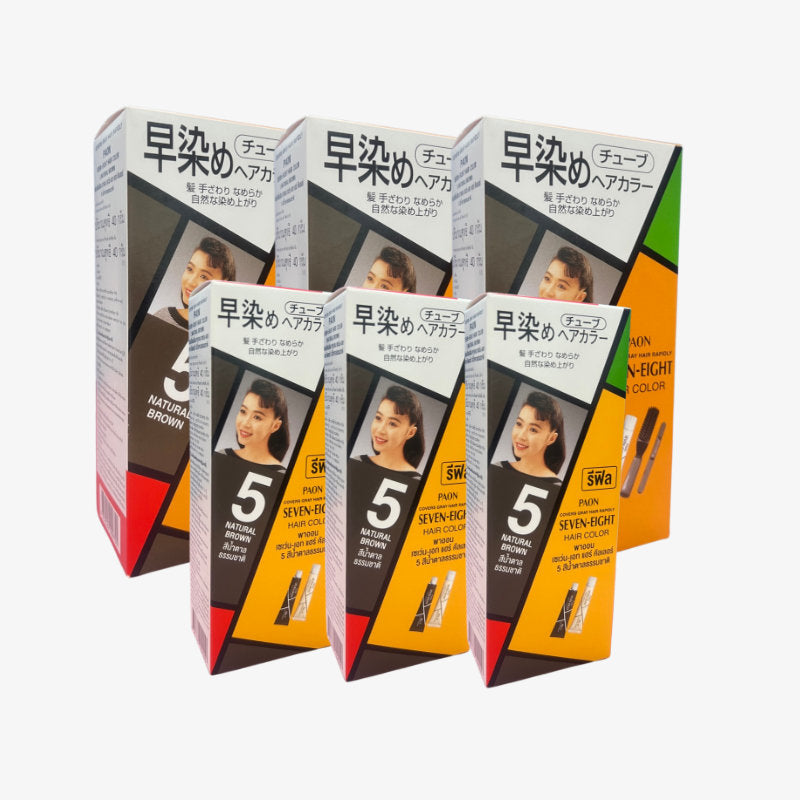 PAON - Permanent Hair Color Kit – 3 Tubes + 3 Refills - OCC LIFE