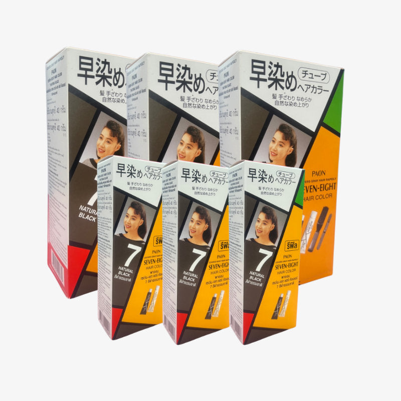 PAON - Permanent Hair Color Kit – 3 Tubes + 3 Refills - OCC LIFE