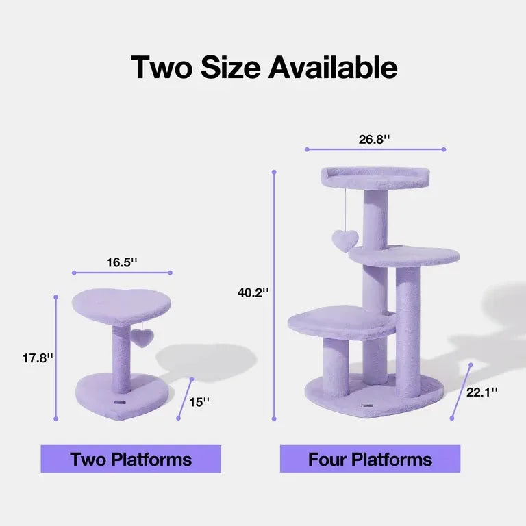 VETRESKA - Heartpurrink Cat Climber (4 Platforms) - OCC LIFE