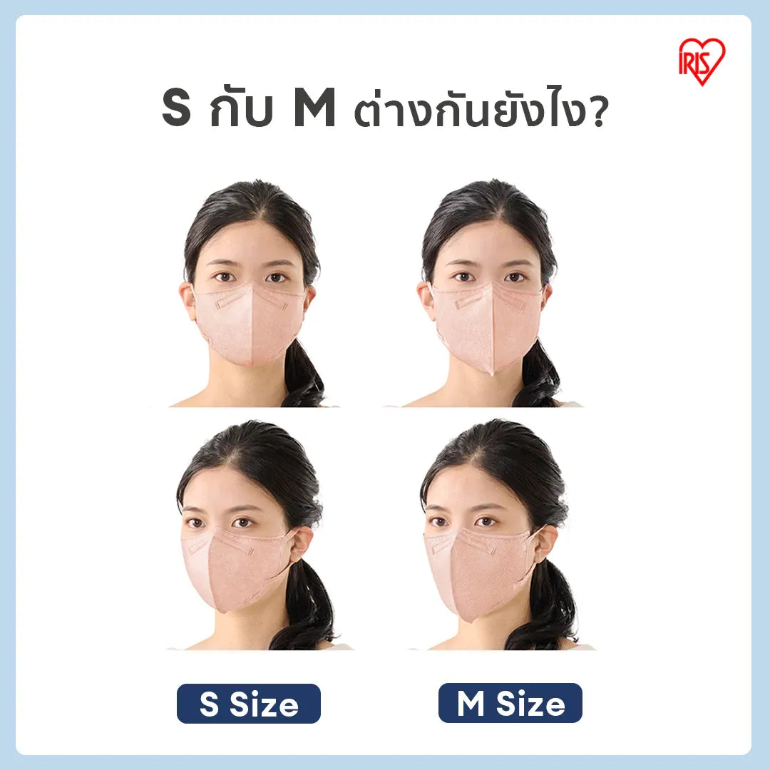 IRIS-OHYAMA - Daily Fit Disposable Face Mask Size S (5 pcs) - OCC LIFE