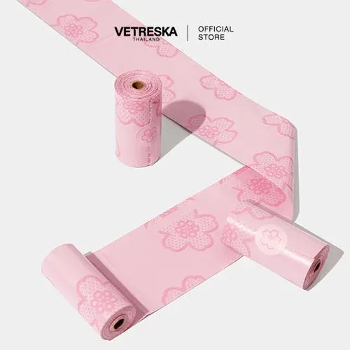 Vetreska - Cherry Blossom Pet Poop Bags - OCC LIFE