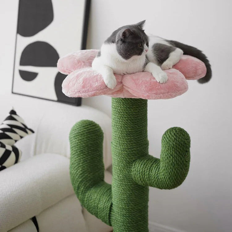Vetreska - Blooming Cactus Cat Tree 41" - OCC LIFE