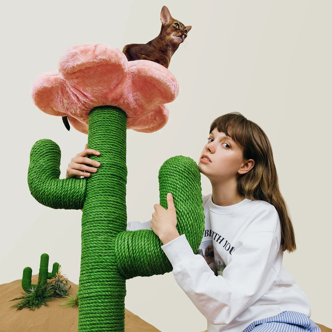 Vetreska - Blooming Cactus Cat Tree 41" - OCC LIFE