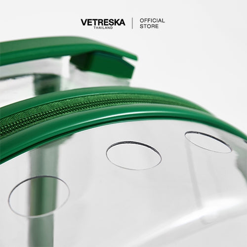 Vetreska - Bubble Pet Carrier (Green & Transparent) - OCC LIFE