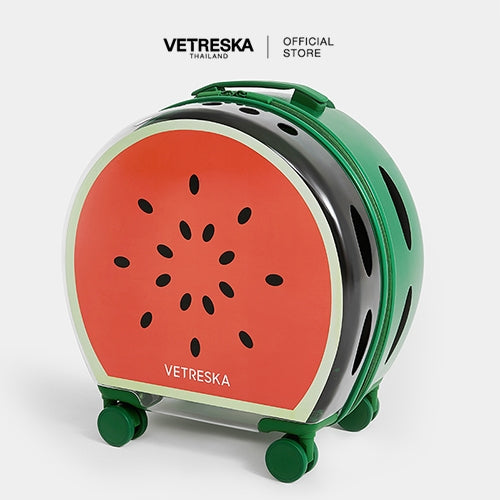 Vetreska - Bubble Pet Carrier (Green Color Block) - OCC LIFE
