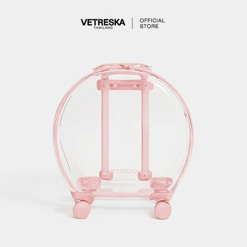 Vetreska - Bubble Pet Carrier (Pink & Transparent) - OCC LIFE