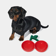 Vetreska - Cherry Ceramic Pet Bowl - OCC LIFE