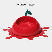 Vetreska - Juicy Cherry Pet Bowl, Spoon & Mat Set - OCC LIFE