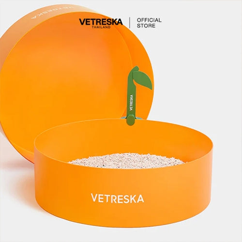 Vetreska - Tangerine Cat Litter Box - OCC LIFE