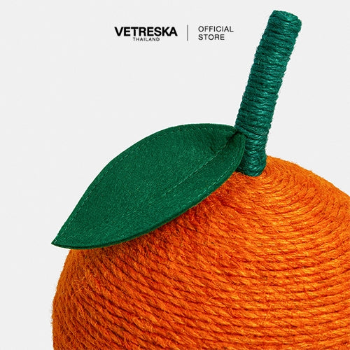Vetreska - Tangerine Cat Scratching Ball - OCC LIFE