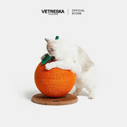 Vetreska - Tangerine Cat Scratching Ball - OCC LIFE