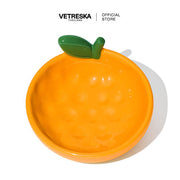 Vetreska - Tangerine Ceramic Pet Bowl - OCC LIFE