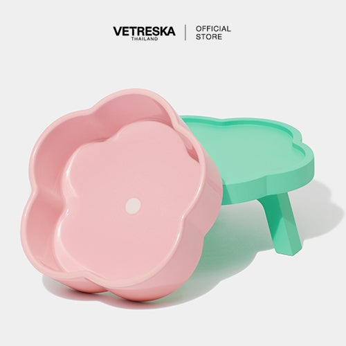 Vetreska - Flora Ceramic Pet Bowl - OCC LIFE