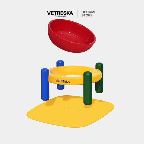 Vetreska - Chroma Pet Bowl & Mat Set - OCC LIFE